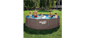 Bazén Planet Pool FRAME ratan - 305 x 91 cm