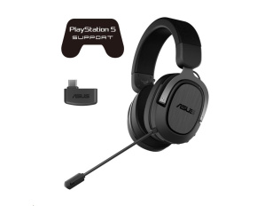 ASUS sluchátka TUF GAMING H3 WIRELESS, Gaming Headset, gun metal