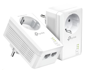 TP-Link TL-PA7027PKIT průchozí powerline set (AV1000,2xGbE, HomePlug AV2)