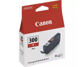 Canon CARTRIDGE PFI-300 R červená pro imagePROGRAF PRO-300