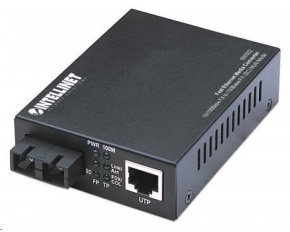 Intellinet Ethernet konvertor, 100Base-TX (RJ45) na 100Base-FX (SC) multimode, 2 km