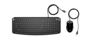 HP Wired Keyboard & Mouse 200 CZ/SK - KLÁVESNICE a MYŠ
