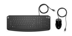 HP Wired Keyboard & Mouse 200 CZ/SK - KLÁVESNICE a MYŠ