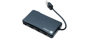 CONNECT IT USB 2.0 hub REVERSE se 4 oboustrannými porty