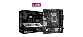 ASRock MB Sc LGA1700 H610M-H2/M.2 D5, Intel H610, 2xDDR5, 2xHDMI, mATX