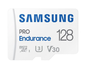 Samsung micro SDXC karta 128GB PRO Endurance + SD adaptér