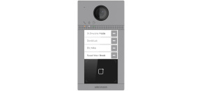 HIKVISION DS-KV8413-WME1(C) IP dveřní interkom, 4-tlačítkový, čtečka karet, 2MPx kamera, WiFi-povrchová mont