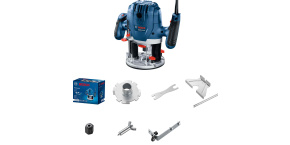 BOSCH GOF 130, horní frézka, 1.300 W, 11.000 – 28.000 ot/min, 6 – 8,0 mm