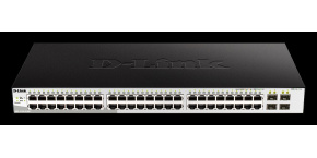 D-Link DGS-1210-52/ME/E 48-Port 10/100/1000BASE-T + 4-Port 1 Gbps SFP Ports Metro Ethernet