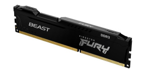 KINGSTON DIMM DDR3 8GB 1600MT/s CL10 FURY Beast Černá