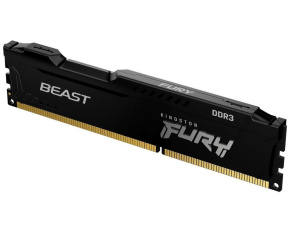 KINGSTON DIMM DDR3 8GB 1600MT/s CL10 FURY Beast Černá