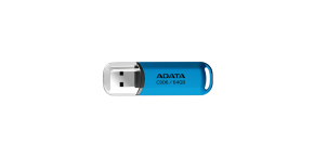 ADATA Flash Disk 64GB C906, USB 2.0, modrá