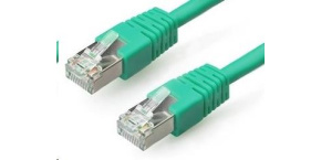 GEMBIRD kabel patchcord CAT6 stíněný FTP 1m, zelený