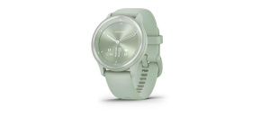 Garmin vívomove Sport pouzdro Cool Mint, silikonový řemínek Silver, EU