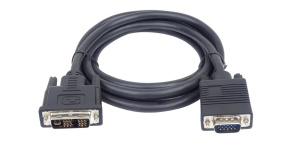 PremiumCord DVI-VGA kabel 3m