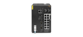 Aruba 4100i 12-port 1GbE (8-port Class 4 POE and 4-port Class 6 POE) 2-port SFP+ DIN Mount Switch