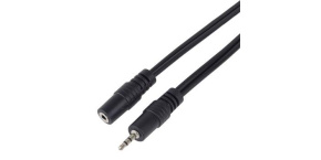 PremiumCord Kabel prodlužovací Jack 2.5mm- Jack 2.5mm M/F 2m - 2.5mm stereo male <=> 2.5mm stereo female -