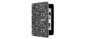 CONNECT IT pouzdro pro Amazon NEW Kindle Paperwhite 4 (2018), černé Doodle