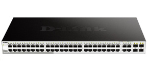 D-Link DGS-1210-48 52-port Gigabit Smart Switch, 48x GbE, 4x RJ45/SFP, fanless