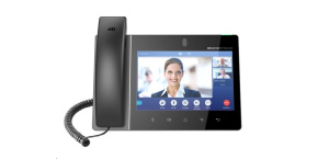 Grandstream GXV3380 [IP video-telefon s Androidem 7.0, PoE, WiFi, 8" dotykové LCD, 2x 1Gbps, HDMI, Bluetooth, USB]