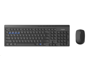 RAPOO set klávesnive a myš 8100M Wireless Multi-Mode Optical Mouse and Keyboard Set Black CZ/SK