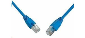Solarix Patch kabel CAT5E SFTP PVC 20m modrý snag-proof C5E-315BU-20MB
