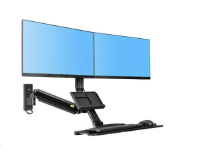 Držák na 2 monitory a klávesnici Fiber Mounts MC27-2AB