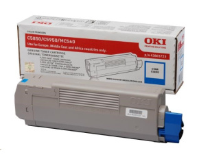 Oki Toner Cyan do C5850/C5950/MC560 (6 000 stránek)