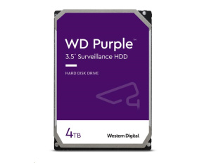 WD PURPLE WD43PURZ 4TB, SATA III 3.5", 256MB, 175MB/s, Low Noise, CMR