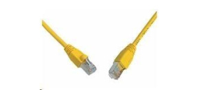 Solarix Patch kabel CAT5E SFTP PVC 1m žlutý snag-proof C5E-315YE-1MB