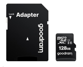 GOODRAM microSDXC karta 256GB M1AA (R:100/W:10 MB/s), UHS-I Class 10, U1 + Adapter