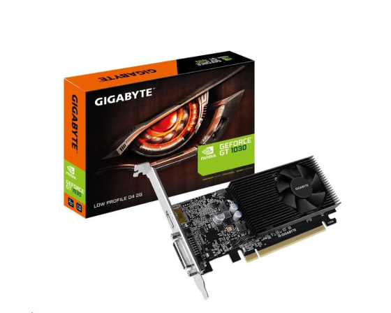 GIGABYTE VGA NVIDIA GeForce GT 1030 Low Profile D4 2G, 2G DDR4, 1xHDMI, 1xDVI