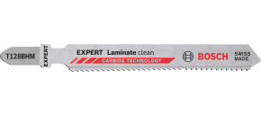 Bosch pilový plátek pro přímočaré pily EXPERT Laminate Clean T128BHM, 2 ks