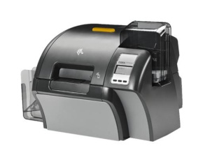 Zebra ZXP Series 9, dual sided, 24 dots/mm (600 dpi), USB, Ethernet, MSR, RFID