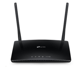 TP-Link TL-MR6400 WiFi4 router (N300, 4G LTE, 2,4GHz, 3x100Mb/s LAN, 1x100Mb/s LAN/WAN, 1xmicroSIM)