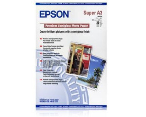 EPSON Paper A3 - Premium Semigloss Photo Paper, DIN A3+, 250g/m2, 20 Sheets