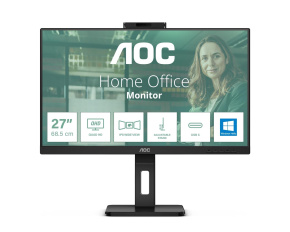 AOC MT IPS LCD WLED 27" Q27P3QW - IPS panel, 2560x1440, 350cd, 2xHDMI, DP, 4xUSB 3.2, pivot, repro, webcam