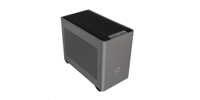 BAZAR - Cooler Master case MasterBox NR200P MAX, mini-ITX, šedá, integrovaný vodní chladič, zdroj 850W - Poškozený obal