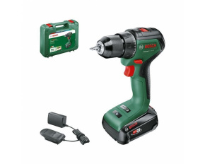 BOSCH UniversalDrill 18V-60 akumulátorový vrtací šroubovák, 60 Nm, 13mm rychloupínací sklíčidlo, 1x akumulátor PBA 18V 2