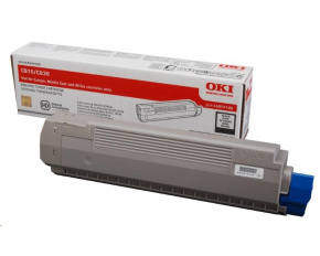 OKI Černá toner do C810/C830<>br>  <b>Kapacita:</b> 8 000 str. při 5% krytí.