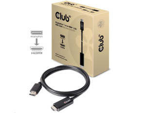 Club3D Adaptér aktivní DisplayPort 1.4 na HDMI 2.0b HDR (M/M), 2m