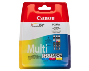 Canon CARTRIDGE CLI-526 C/M/Y Multi pack pro PIXMA MG5150, IP4x50, MG5x50, MG8250, MX715 (450 str.)