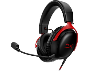 HyperX Cloud III BLK/RED GAM HEADSET - Sluchátka k PC