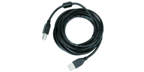 GEMBIRD Kabel USB 2.0 A-B propojovací 4,5m Premium (černý, ferit, zlacené kontakty)