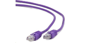 GEMBIRD kabel patchcord CAT6 stíněný FTP 5m, fialový