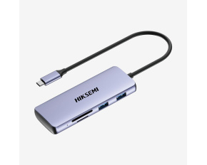 HIKSEMI hub DS8, Typ-C, 8v1, USB 3.0