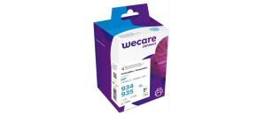 WECARE ARMOR cartridge 934XL, 935XL -OfficeJet 6812,6815,Officejet Pro 6230,6830,6835, černá/black+1C+1M+1Y, 1x45/3x12ml