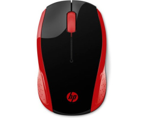 HP myš - 200 Mouse, Wireless, Empress red