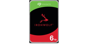 SEAGATE HDD 6TB IRONWOLF (NAS), 3.5", SATAIII, 5400 RPM, Cache 256MB, CMR