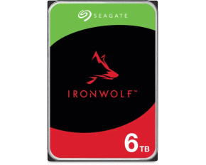 SEAGATE HDD 6TB IRONWOLF (NAS), 3.5", SATAIII, 5400 RPM, Cache 256MB, CMR